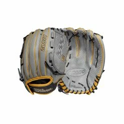 2022 Wilson A2000 SC V125SS 12.5" Outfield Fastpitch Softball Glove: WTA20RF22SCV125 -Deals Baseball Glove Store WBW100442 8 A2000 FP SC V125 125 Grey Black Gold.png.cq5dam.web .1200.1200