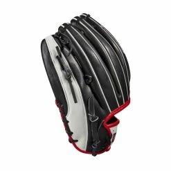 2023 Wilson A2000 1975 11.75" Infield Baseball Glove: WBW1009701175 -Deals Baseball Glove Store WBW100970 3 2023 A2000 IF 1975 1175 Black White Red.png.cq5dam.web .1200.1200