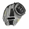 2023 Wilson A2000 M2 33.5" Baseball Catcher's Mitt: WBW100977335 -Deals Baseball Glove Store WBW100977 0 A2000 C M2SS 335 Grey Black.png.cq5dam.web .1200.1200