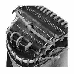 2023 Wilson A2000 M2 33.5" Baseball Catcher's Mitt: WBW100977335 14 2023 Wilson A2000 M2 33.5" Baseball Catcher's Mitt: WBW100977335 -Deals Baseball Glove Store WBW100977 4 A2000 C M2SS 335 Grey Black.png.cq5dam.web .1200.1200