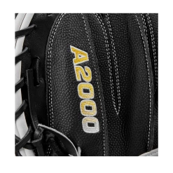 2023 Wilson A2000 M1DSS 33.5" Baseball Catcher's Mitt: WBW100995335 -Deals Baseball Glove Store WBW100995 5 A2000 C M1DSC 335 BlackSS BlackDimple White WilsonGold