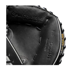 2023 Wilson A2000 M1DSS 33.5" Baseball Catcher's Mitt: WBW100995335 -Deals Baseball Glove Store WBW100995 6 A2000 C M1DSC 335 BlackSS BlackDimple White WilsonGold