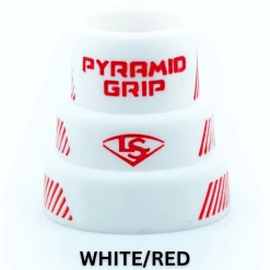 Louisville Slugger Pyramid Grips: Multi Color -Deals Baseball Glove Store WHITE RED