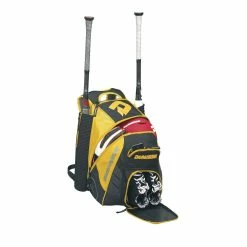 DeMarini VooDoo Rebirth Equipment Backpack (Multiple Colors): WTD9105 -Deals Baseball Glove Store WTD9105LG Voodoo Rebirth Backpack LT Gold Stuffed