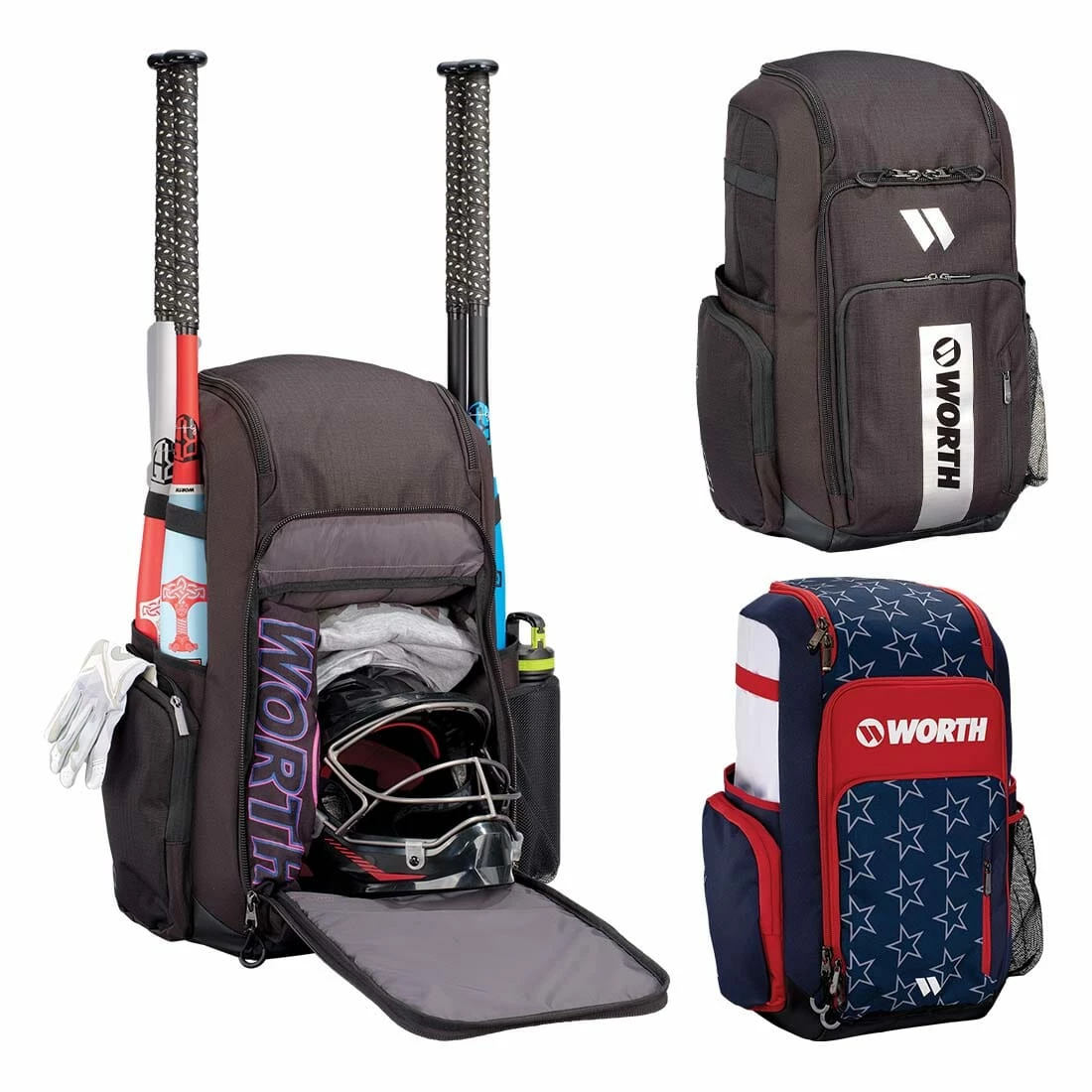 Worth Pro Slowpitch Backpack: WBA004 3 Worth Pro Slowpitch Backpack: WBA004
