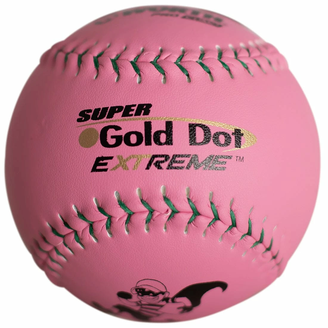 Worth Pink 12" ISA Super Gold Dot 44/400 Slowpitch Softballs (Dozen): WIS12CP 3 Worth Pink 12" ISA Super Gold Dot 44/400 Slowpitch Softballs (Dozen): WIS12CP