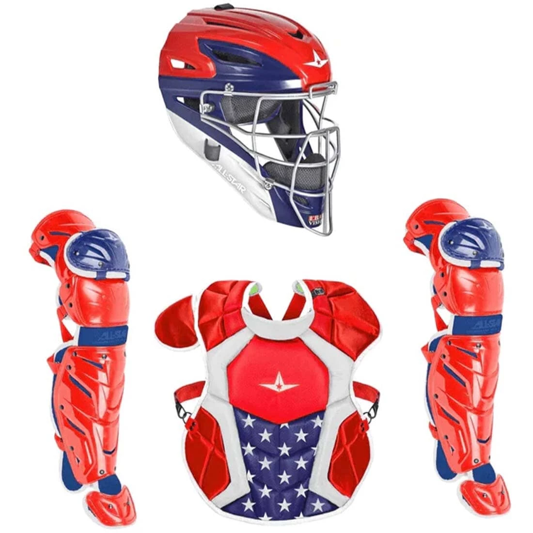 All-Star S7 Axis Elite (Ages 9-12) Catcher's Kit NOCSAE Approved: CKCC912S7X 4 All-Star S7 Axis Elite (Ages 9-12) Catcher's Kit NOCSAE Approved: CKCC912S7X - Image 2