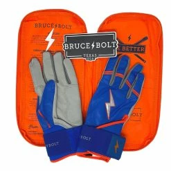 Bruce Bolt PREMIUM PRO NIMMO Long Cuff Batting Gloves: Mets Blue -Deals Baseball Glove Store premium pro nimmo series long cuff batting gloves mets blue gloves brucebolt 945825