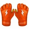 Bruce Bolt PREMIUM PRO Short Cuff Batting Gloves: Orange 1 Bruce Bolt PREMIUM PRO Short Cuff Batting Gloves: Orange -Deals Baseball Glove Store premium pro short cuff batting gloves orange brucebolt 362485