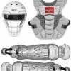 Rawlings Intermediate White/Silver VELO 2.0 Catcher's Gear Box Set: CSV2I-W/SIL -Deals Baseball Glove Store rawlings velo 2 0 baseball catchers sets White SIlver d4c77743 12ab 43f0 8038 4cee8aa6aa8c